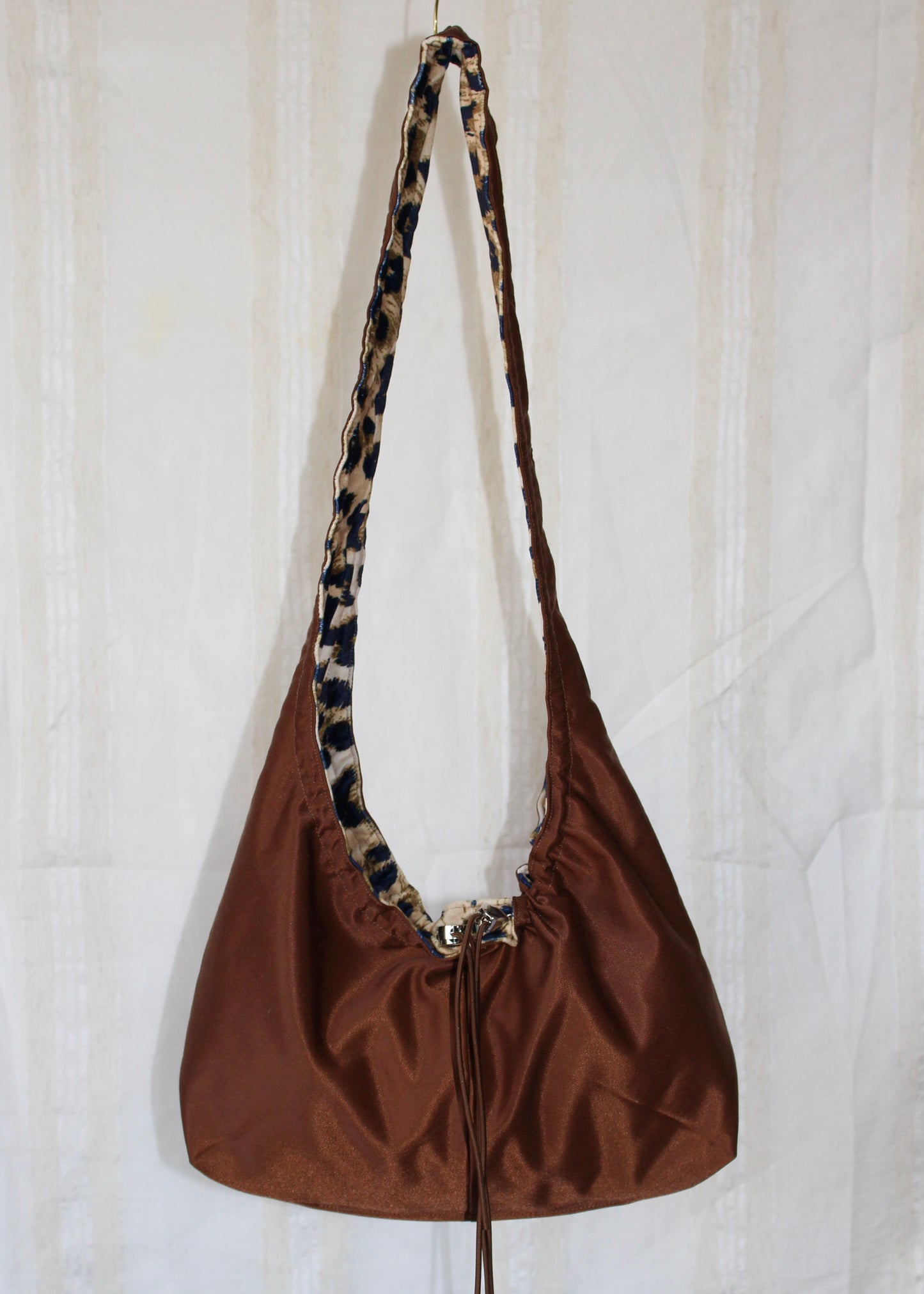 Brown leo bag